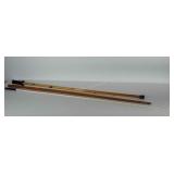 Walking sticks. Lengths range between 51-60". All