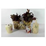 Home decor group, includes tooth brush holder,