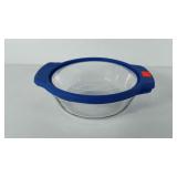 Anchor hocking covered glass dish