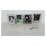Sports memorabilia, includes four collector