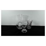 Crystal items, includes decanter made in Poland