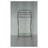 Mid century modern metal Bathroom towel Bar stand