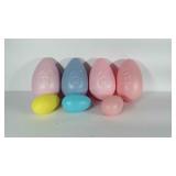 Poly blow mold Easter Eggs. 3 are 8 inches and 4