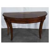 Foyer Hall Table, half moon with sunburst design