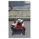 Red push mower, non-tested