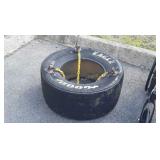 Goodyear Eagle tire swing with chains