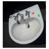 Commercial Style bathroom sink with faucet