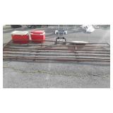 12 foot panel farm gate with dents