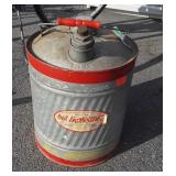 Old Ironsides 5 gallon galvanized can