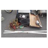 Group lot with damaged Kmart creeper, two rulers,