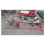 Outdoor lawn care equipment, ryobi, Black &