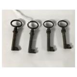 Four SKELETON  keys