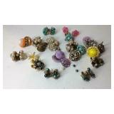 Costume jewelry, clip on all pairs