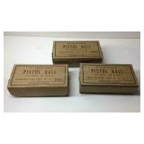 Ammo, pistol ball, .45cal Frankford Arsenal two