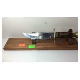 Dale Earnhardt knife with display holder 6.5in