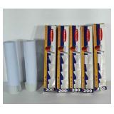 Cone paper cups and  two Rubbermaid dispensers.