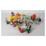 Toys, McDonalds. Disney, Warner Brothers, etc.