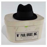 Barcelona fedora hat, made from selected furs,