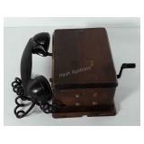 Northern Electric wall mount crank telephone with