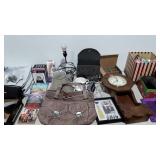 Decor, curtains, purses, shoes (8.5), boots (6),