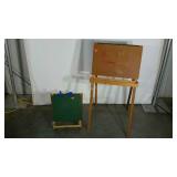 Two easels/art stations for kids,  both are two