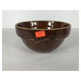 Stoneware mixing bowl, 10"