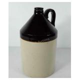 Stoneware whiskey jug, 12 1/2", has crazing on