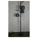 Hanging lantern lamp, painted, 6