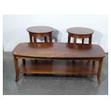 3pc Pottery Barn Furniture Coffee and End Table