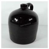 Stoneware whiskey jug, 10" h