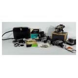 Vintage camera lot: 4 video cameras, Bell & Howel