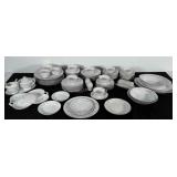 Valmont China Royal Wheat, setting for 8, made in