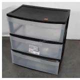 Sterlite 3 Drawer Crafting Organizer, 22x16x24"