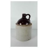 Stoneware whiskey jug, 11 1/2" h, has crazing and