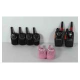 Walkie talkie sets, includes two sets of two and
