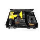 DeWalt 18v drill with battery, charger and case,