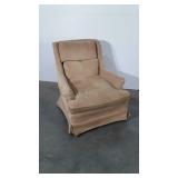 Living Room swivel rocker Chair, gold color