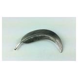 Sterling silver jewelart leaf pin