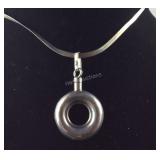 Sterling silver necklace 19.8g 20in