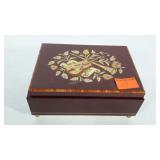 Music box with wood inlay,  Heritage House, 