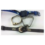 Four wrist watches none are running, Lorus,