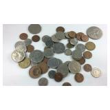 Lot of 50 Foreign Coins