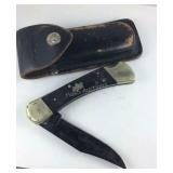 Tasco Knife in Leather Case