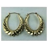 14k gold earrings tested 2.9g