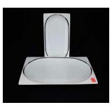 Wedgwood Bone China platters, 15" and 11", seller