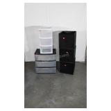 3-pc Storage Organizer Lot. Sterlite 12&22" wide