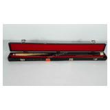 Poolstick with case, poolstick is 56 1/2" L, case