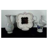 Home decor: vases and Party Lite sconce style