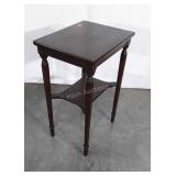 Accent Side Stand, Double shelf Lamp Table,