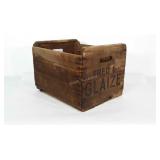 Fred L. Glaize fruit crate. Measures